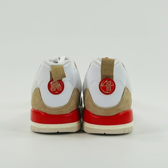 Jordan Spizike Low GS 'White Fire Red' FQ3950-105 size 7 Youth / 8.5 Women - Picture 6 of 8